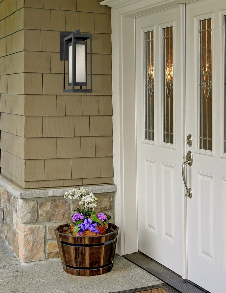 Double Box Outdoor Lantern by Hammerton Studio in a styled interior