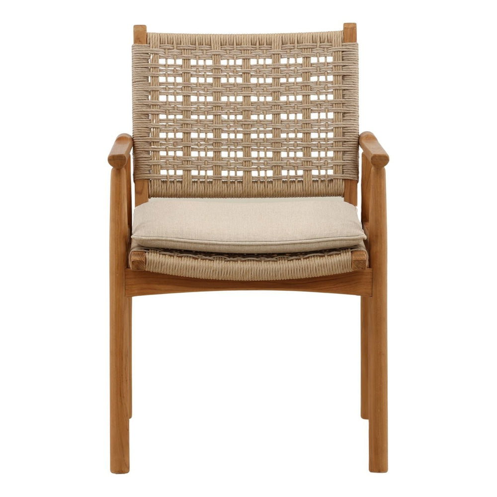 Alina Olefin Outdoor Dining Chairs, Set of 2, front view