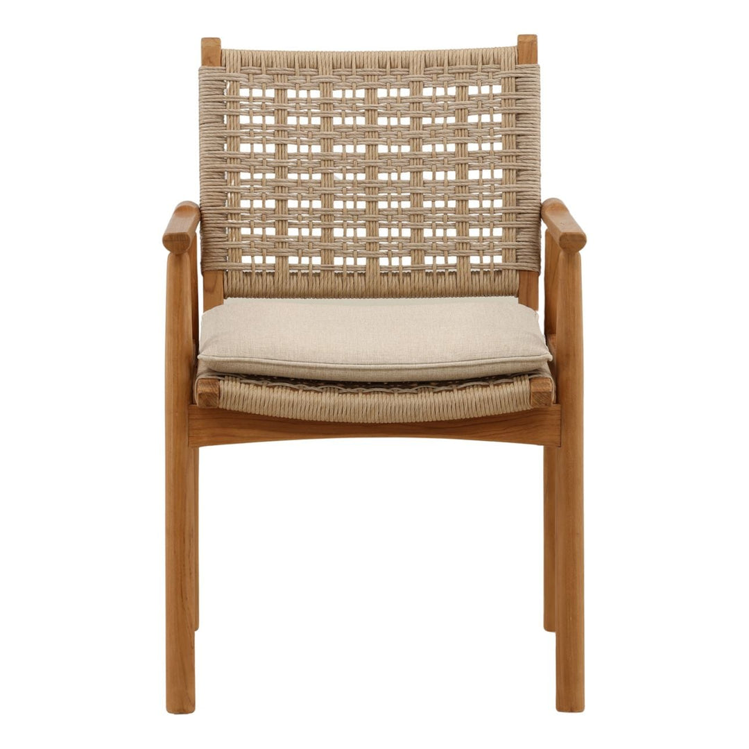 Alina Olefin Outdoor Dining Chairs, Set of 2, front view