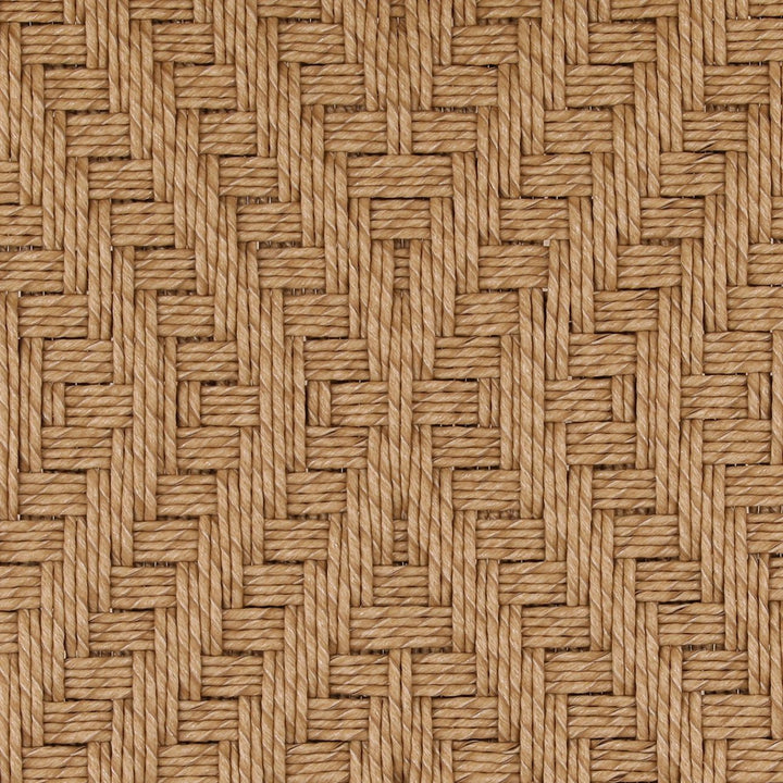 Aranel Woven Teak Outdoor Counter Stool, detail 1 view