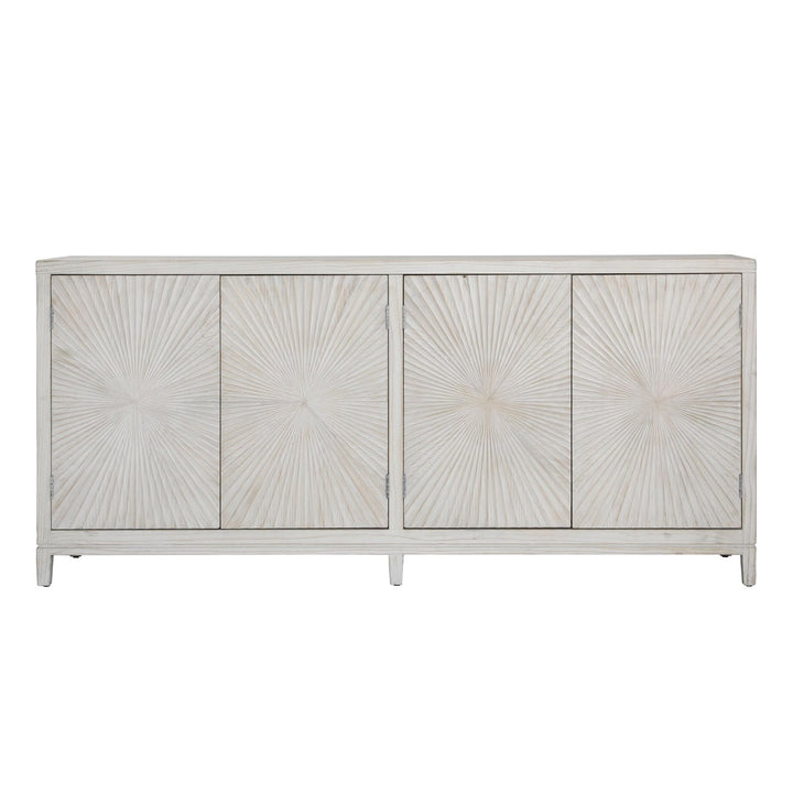 Melora Solid Pine Sideboard, front view