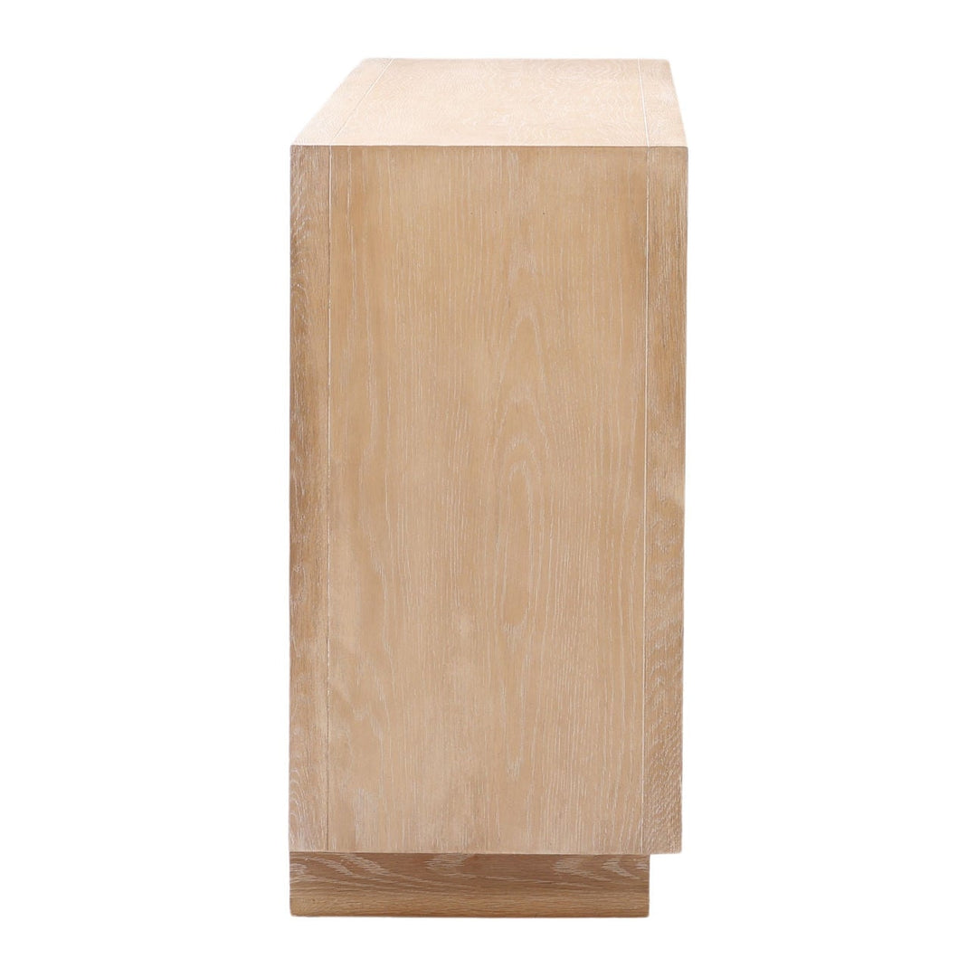 Duncan Oak Wood Sideboard, profile view