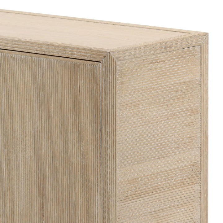 Isabel Oak Wood Sideboard, detail 2 view