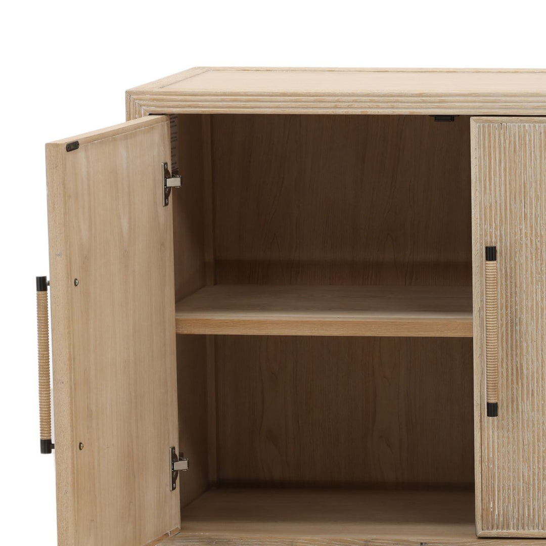 Isabel Oak Wood Sideboard, detail 3 view