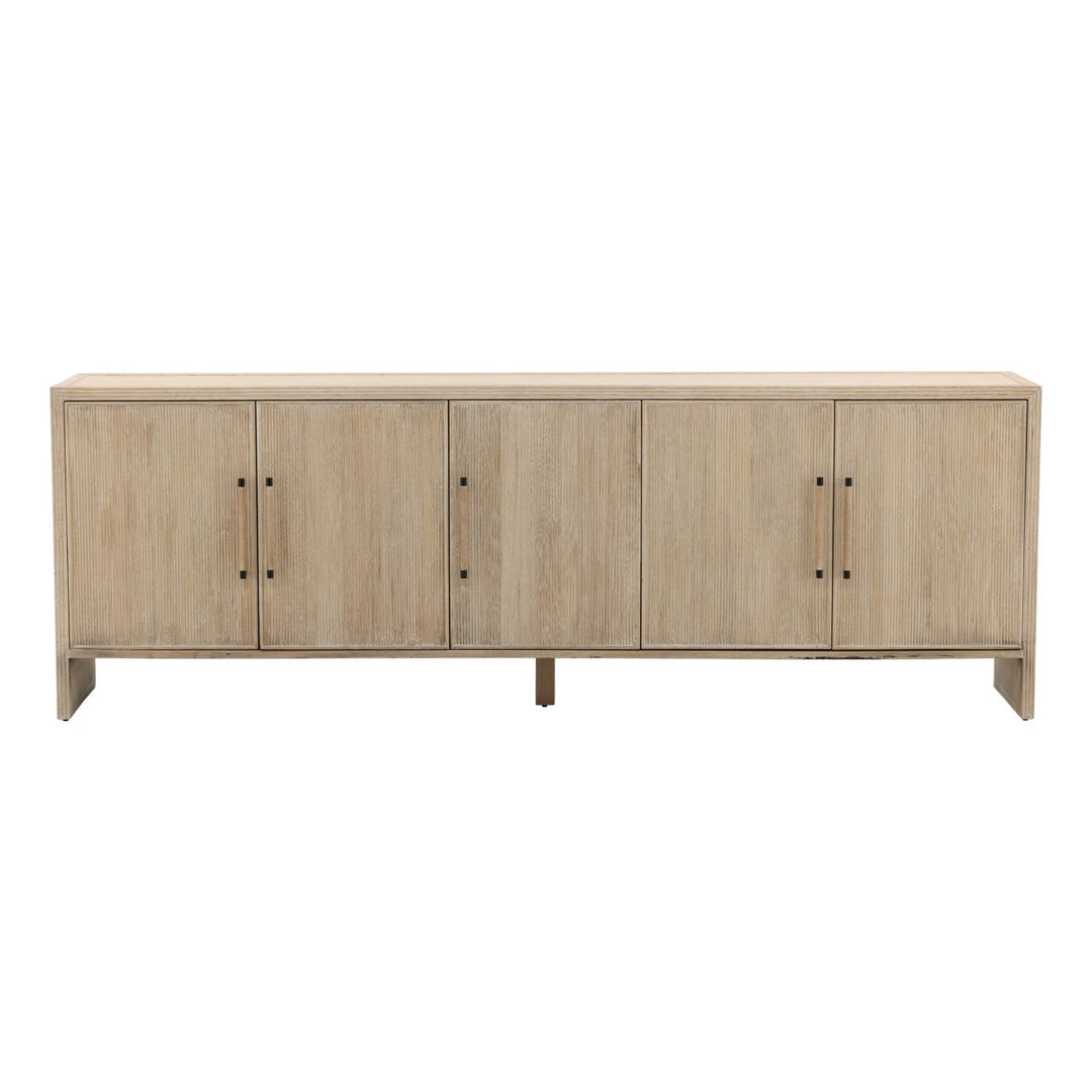Isabel Oak Wood Sideboard, front view