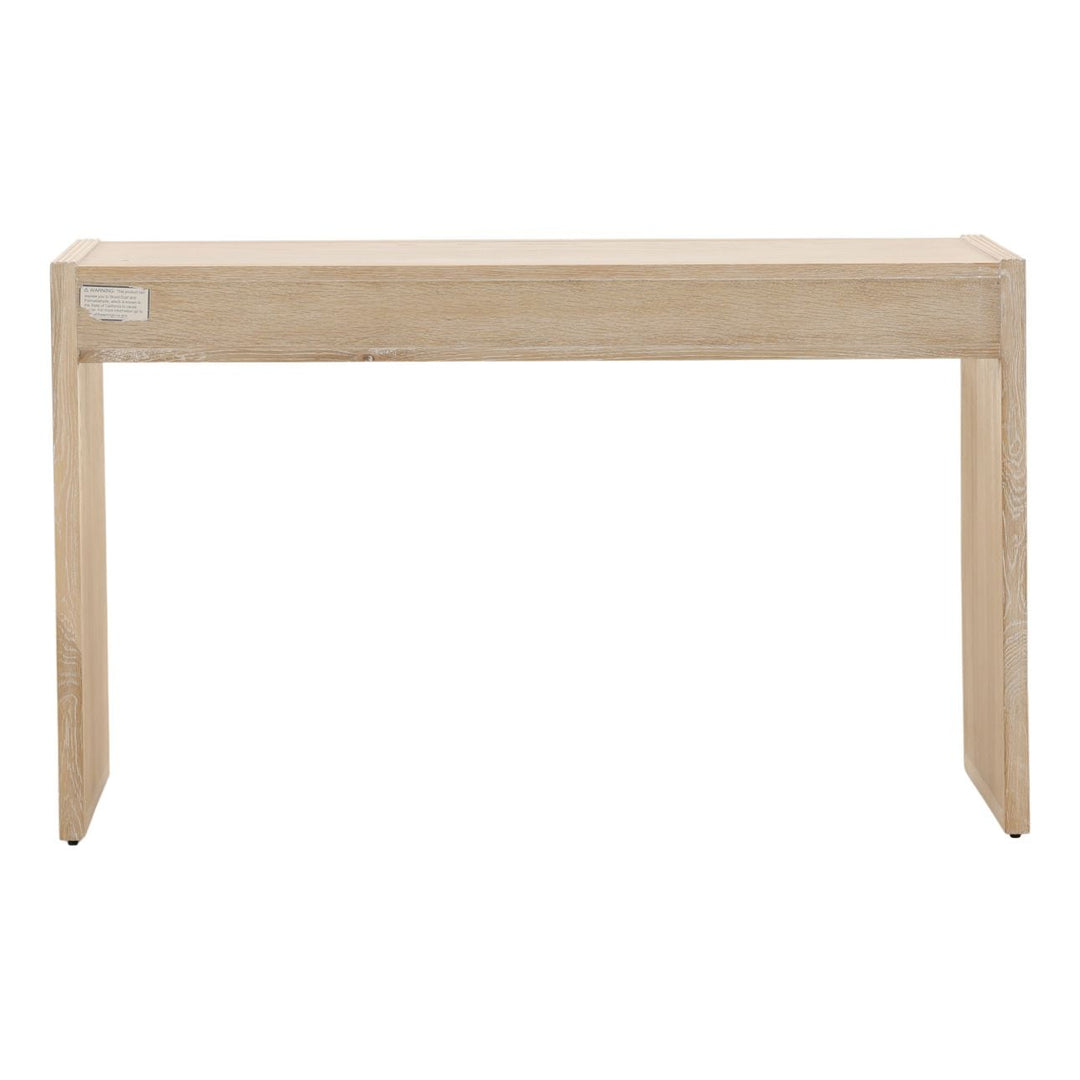 Hadley Oak Desk, back view