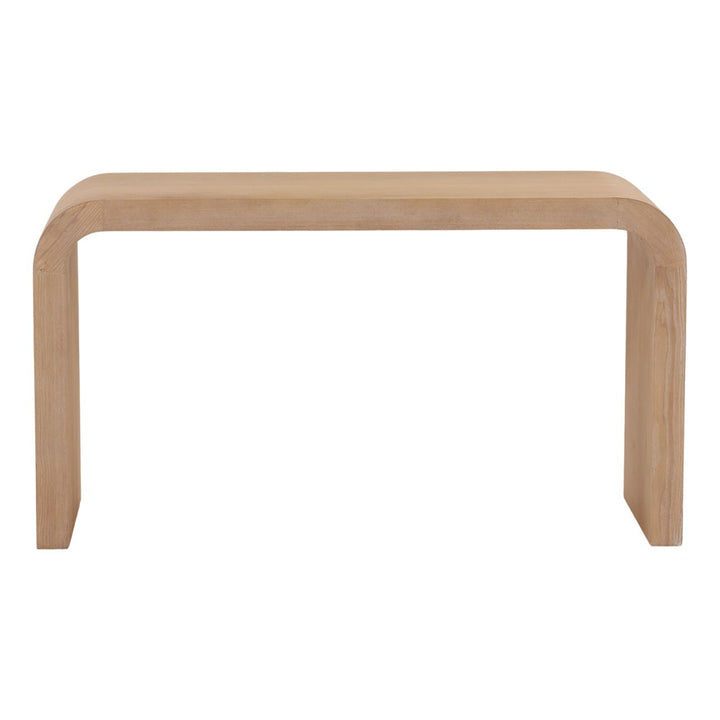 Callen Elm Desk, back view