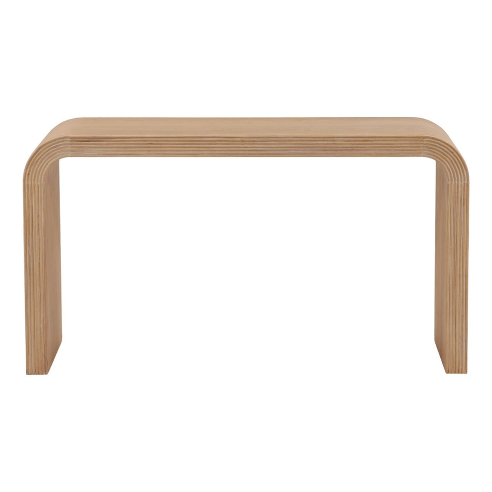 Callen Elm Desk, front view