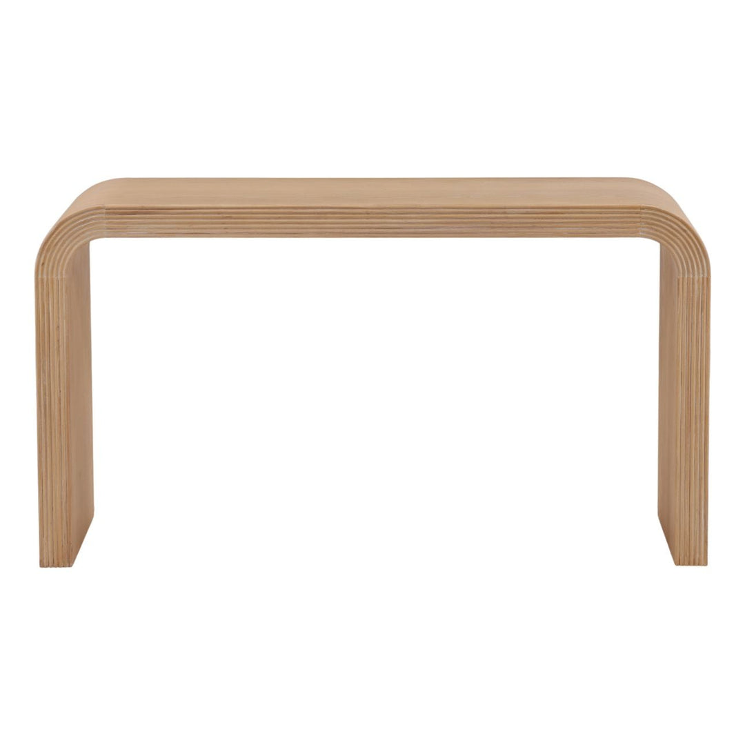 Callen Elm Desk, front view