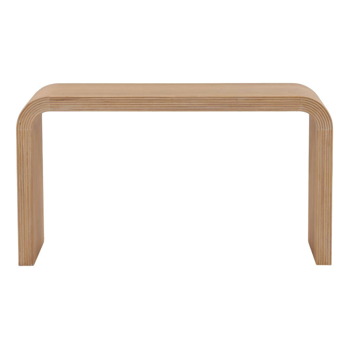 Callen Elm Desk, front view