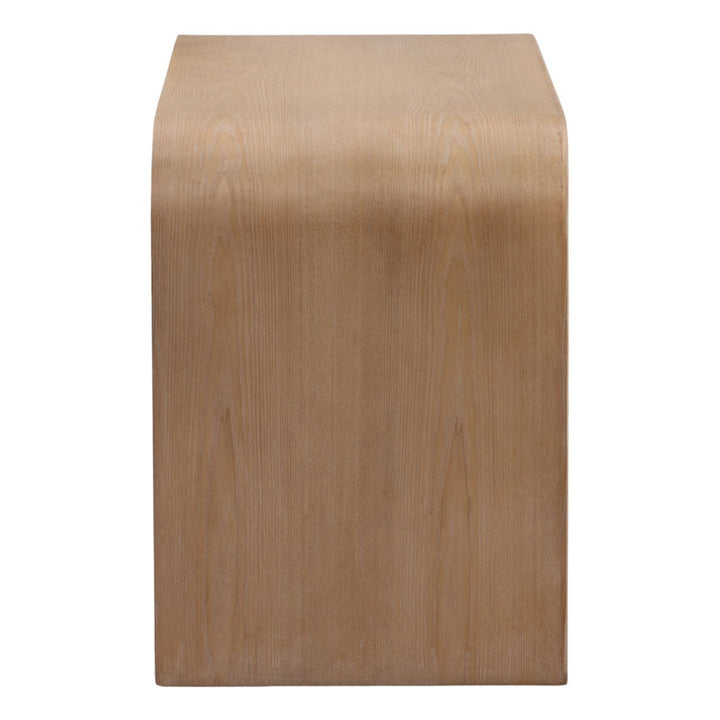Callen Elm Desk, profile view