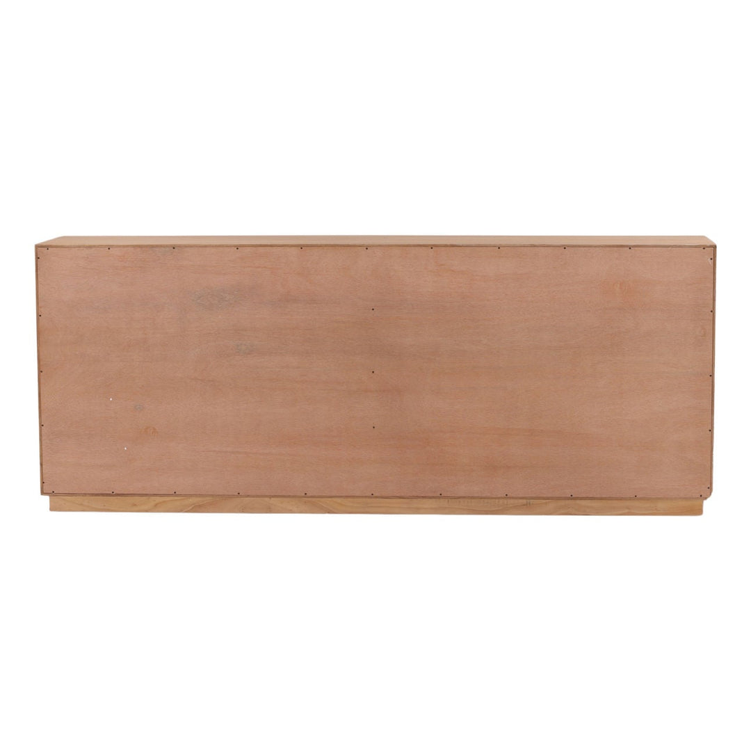 Melina Elm Wood Sideboard, back view