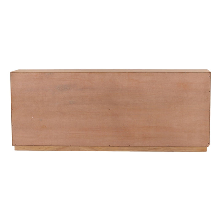 Melina Elm Wood Sideboard, back view