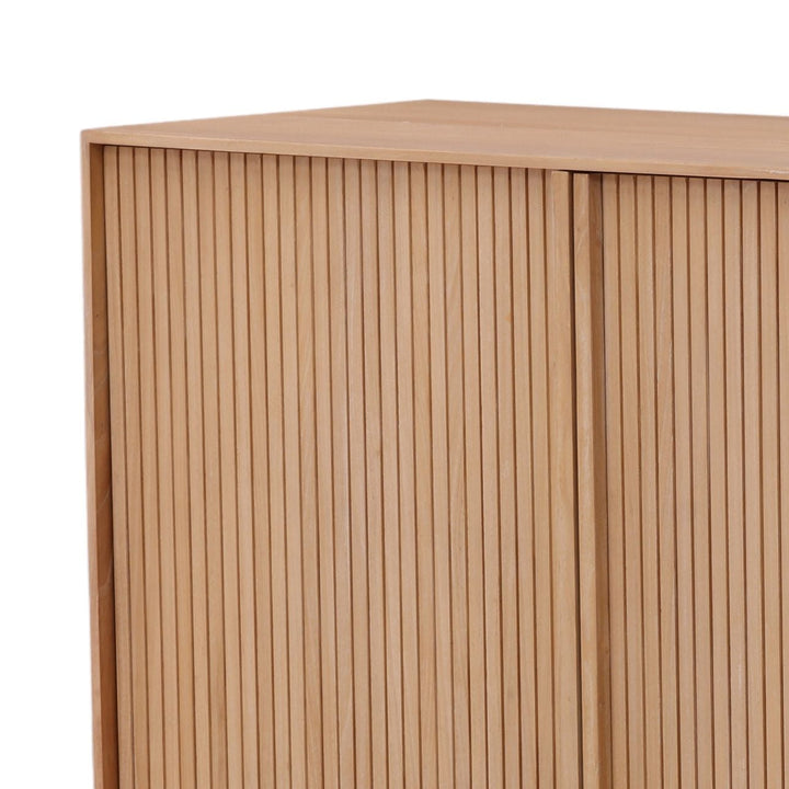 Melina Elm Wood Sideboard, detail 2 view