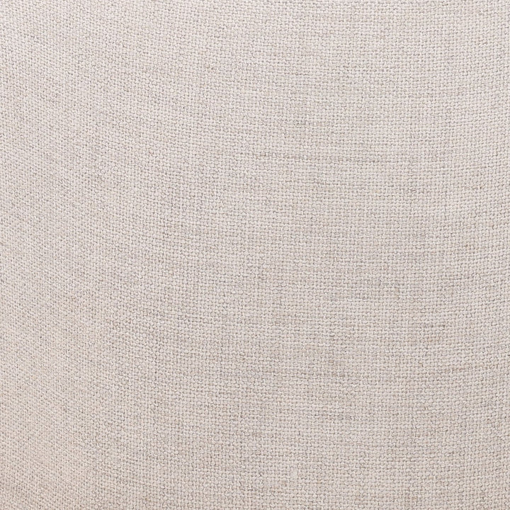 Jaclyn Upholstered Elm Dining Chair, Off White and Light Natural, detail 1 view