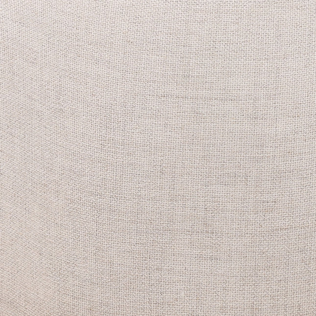 Jaclyn Upholstered Elm Dining Chair, Off White and Light Natural, detail 3 view