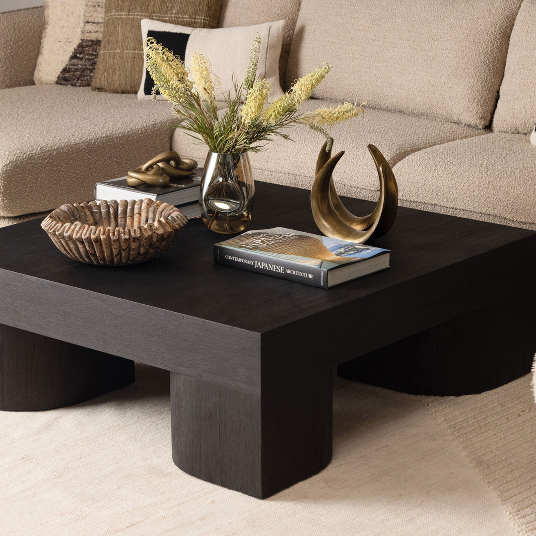 Jules Mindi Veneer Coffee Table, Dark Brown, alternate lifestyle view 3