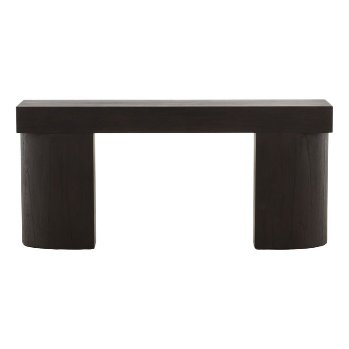 Juno Mindi Wood Console Table, back view