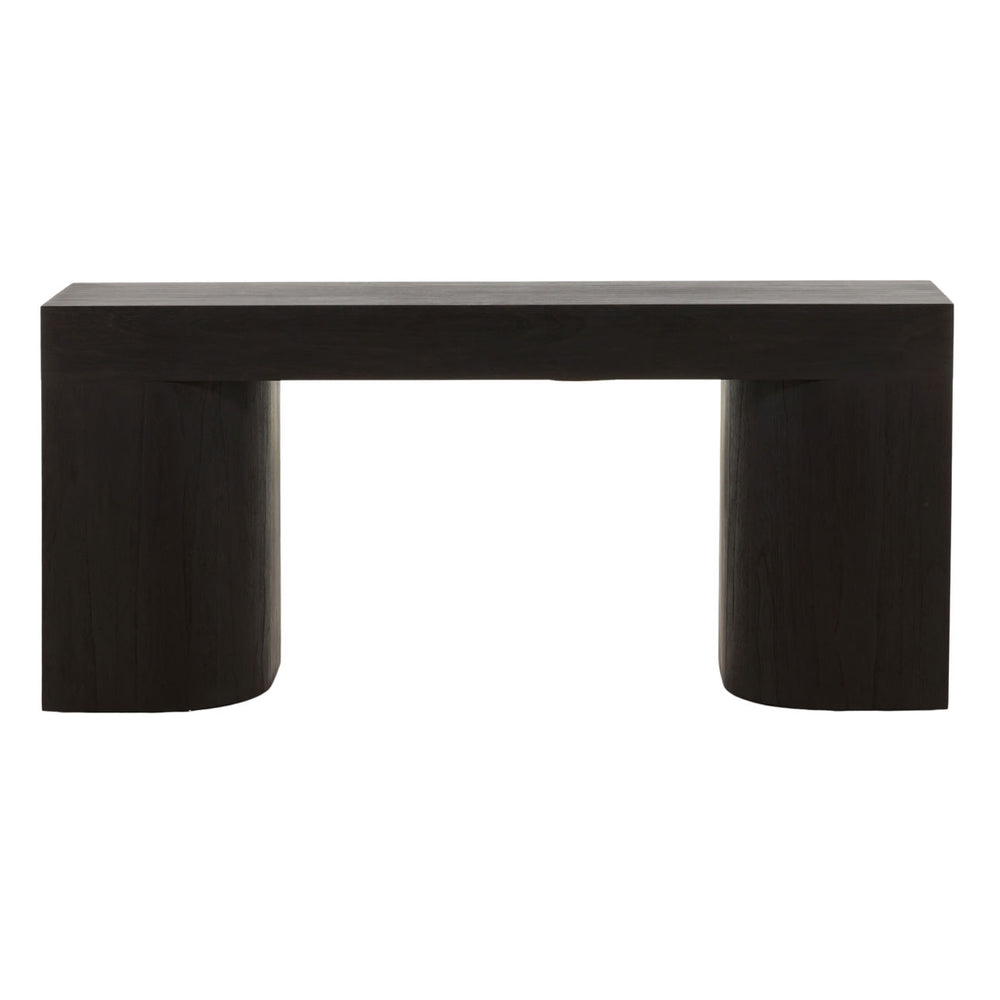 Juno Mindi Wood Console Table, front view