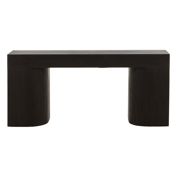 Juno Mindi Wood Console Table, front view