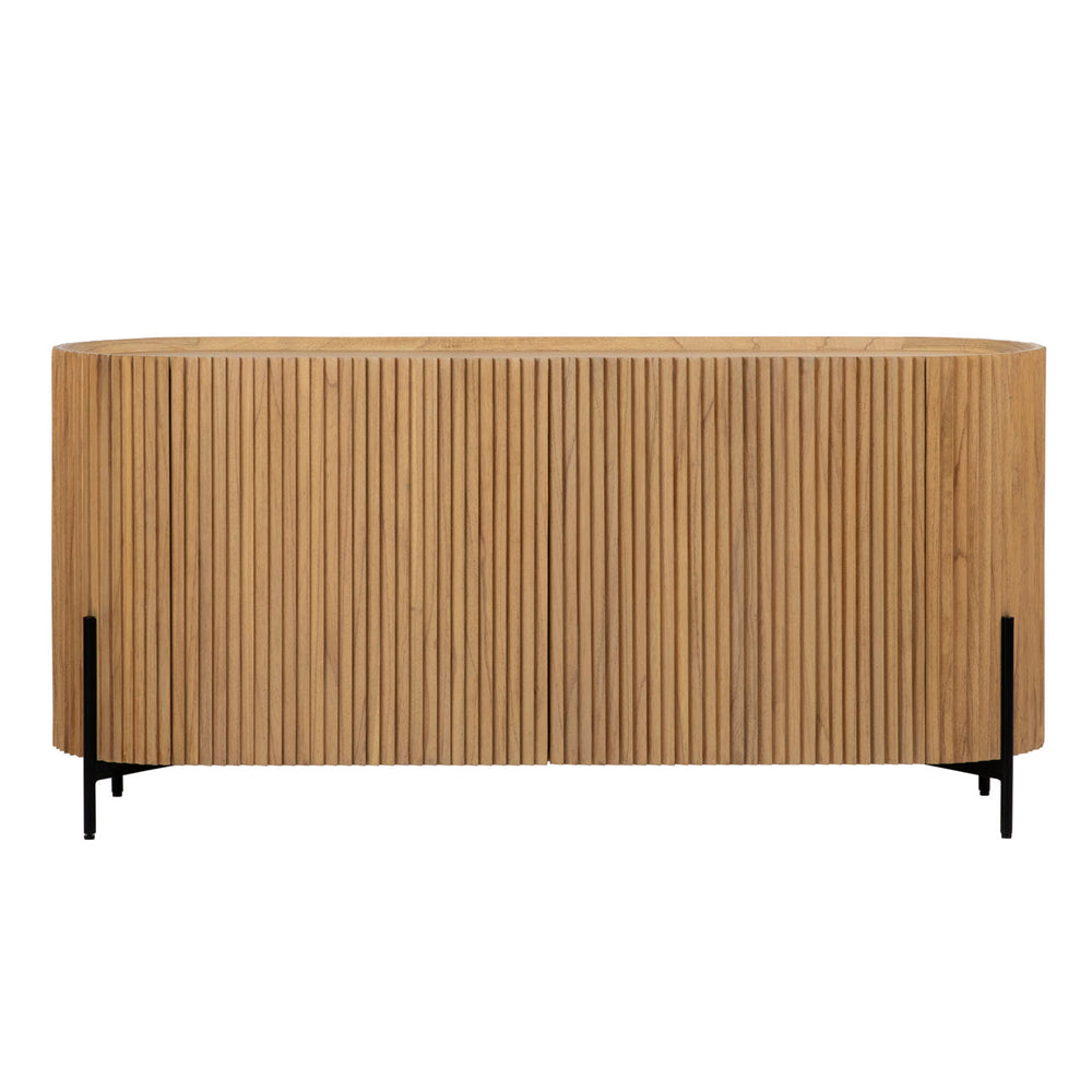 Talia Mindi Wood Sideboard, front view