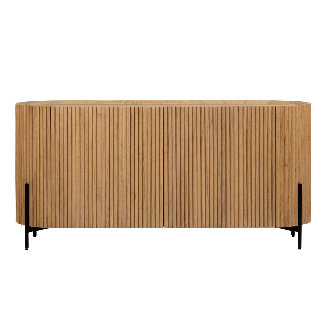 Talia Mindi Wood Sideboard, front view