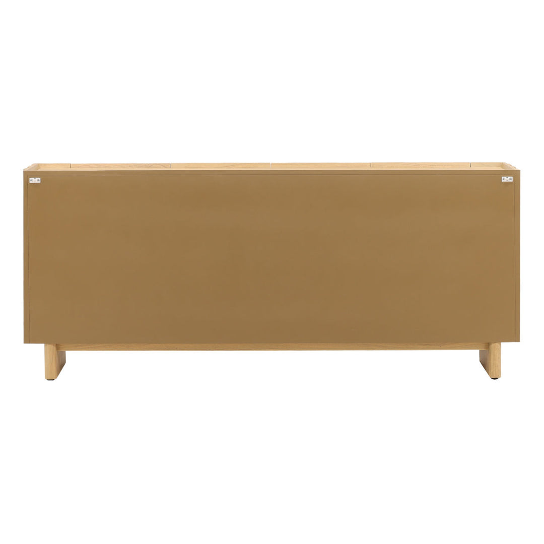 Grayson Mindi Wood Sideboard, back view