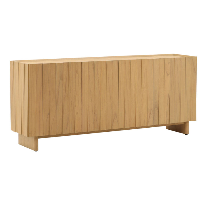 Grayson Mindi Wood Sideboard, three-quarter studio view