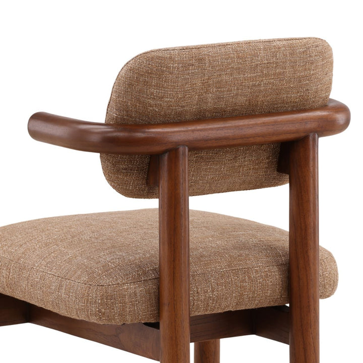 Strath Burlap and Mindi Dining Chair, detail 1 view