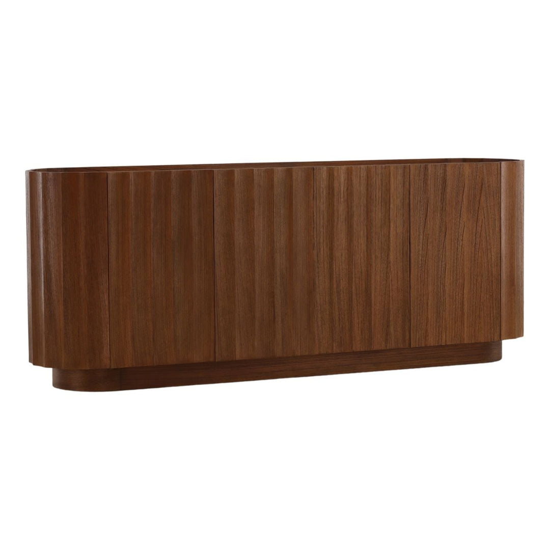 Caldwell Mindi Veneer Sideboard, three-quarter studio view
