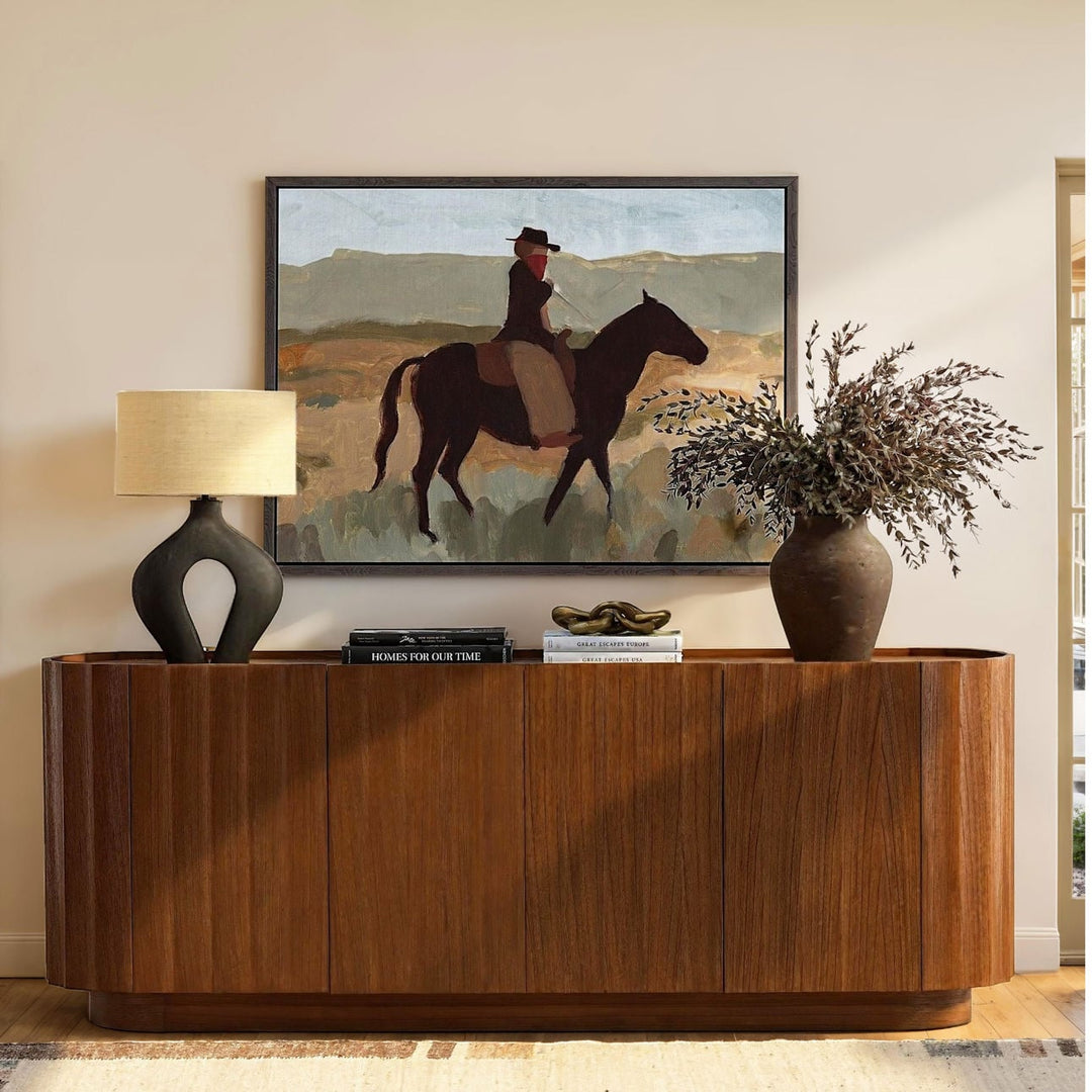 Caldwell Mindi Veneer Sideboard, lifestyle view