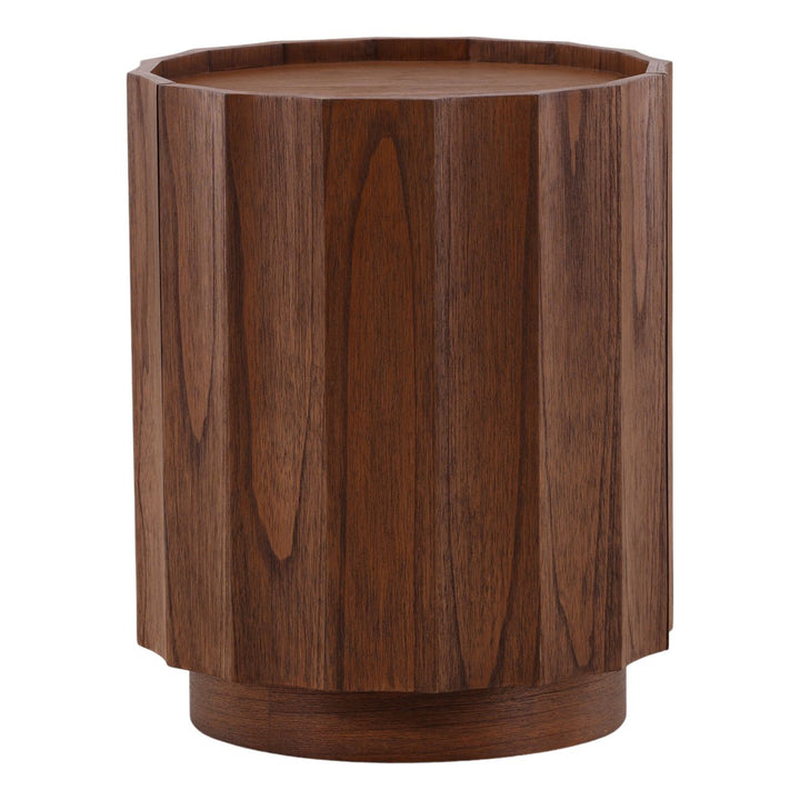 Caris Mindi Storage Side Table, three-quarter studio view