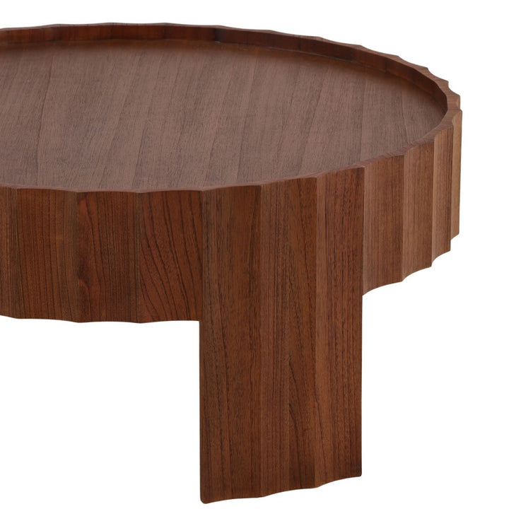 Caris Mindi Veneer Coffee Table, detail 1 view