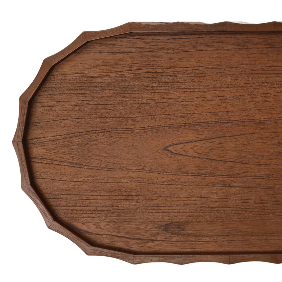 Caldwell Mindi Wood Console Table, detail 2 view