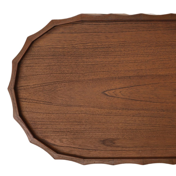 Caldwell Mindi Wood Console Table, detail 2 view