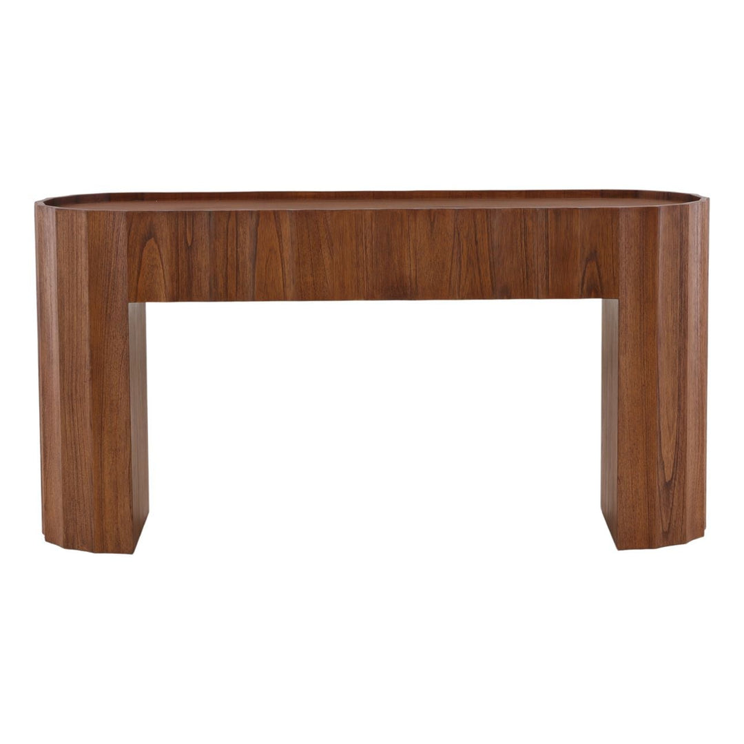 Caldwell Mindi Wood Console Table, front view