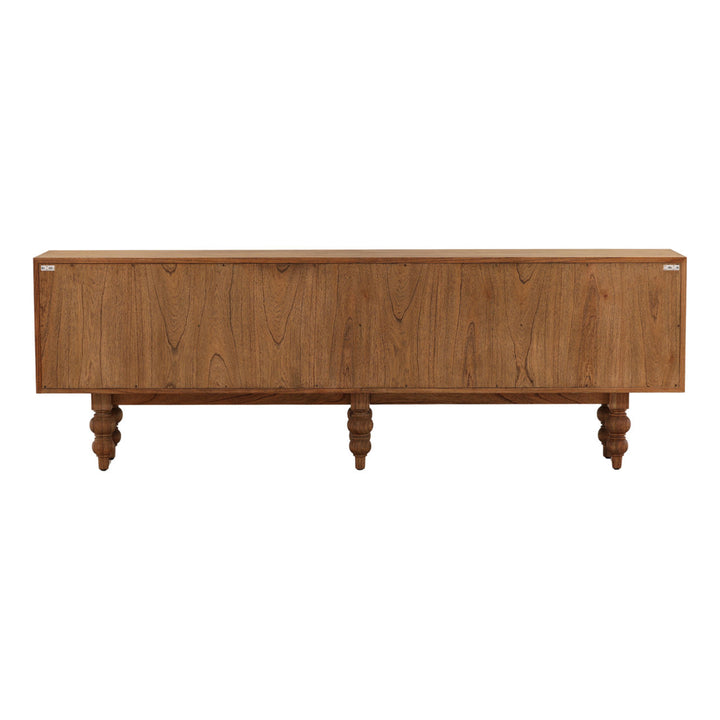 Camden Mindi Veneer Sideboard, back view