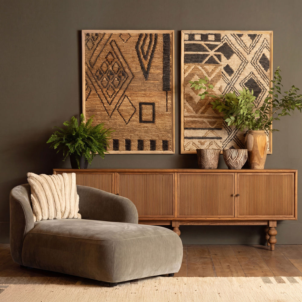 Camden Mindi Veneer Sideboard, lifestyle view