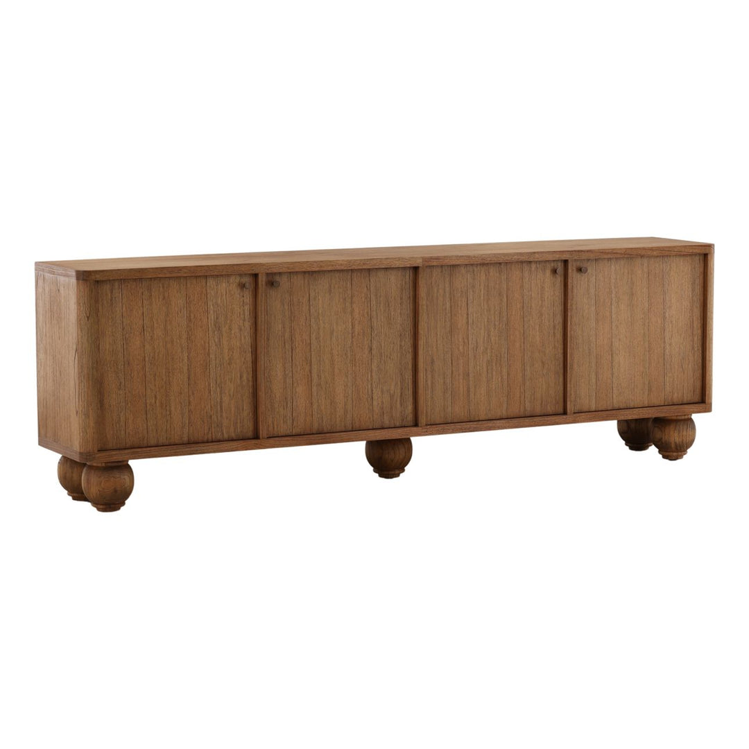 Maddox Mindi Veneer Sideboard, three-quarter studio view