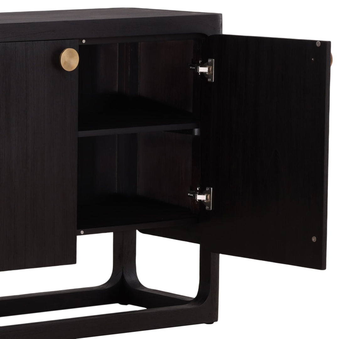 Porter Mindi Wood Sideboard, detail 2 view