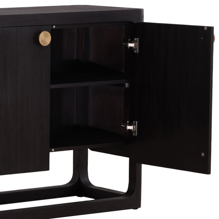 Porter Mindi Wood Sideboard, detail 2 view