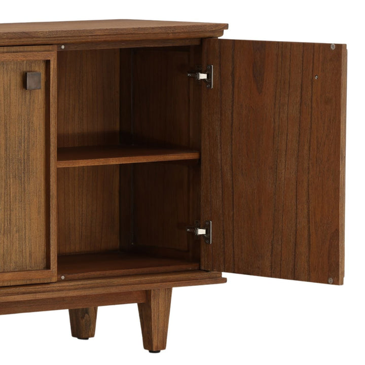 Yara Mindi Wood Sideboard, detail 2 view