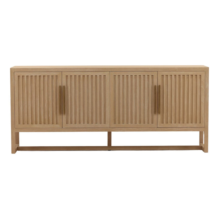 Zander Mindi Wood Sideboard, front view