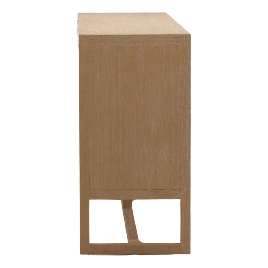 Zander Mindi Wood Sideboard, profile view
