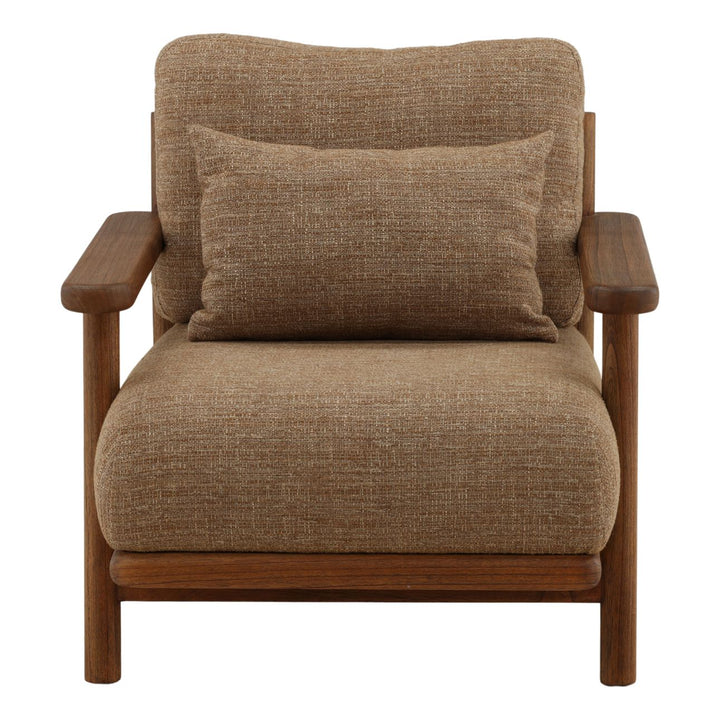 Reverna Brown Mindi Lounge Chair, front view