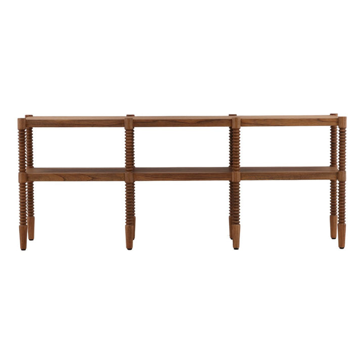 Feron Mindi Wood Console Table, front view