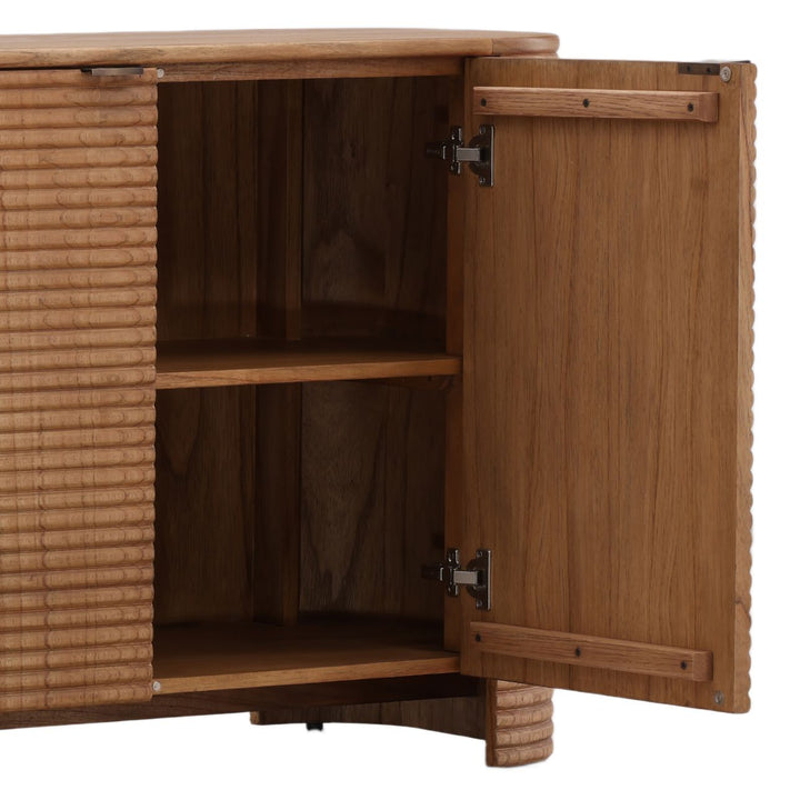 Bellamy Mindi Wood Sideboard, detail 2 view