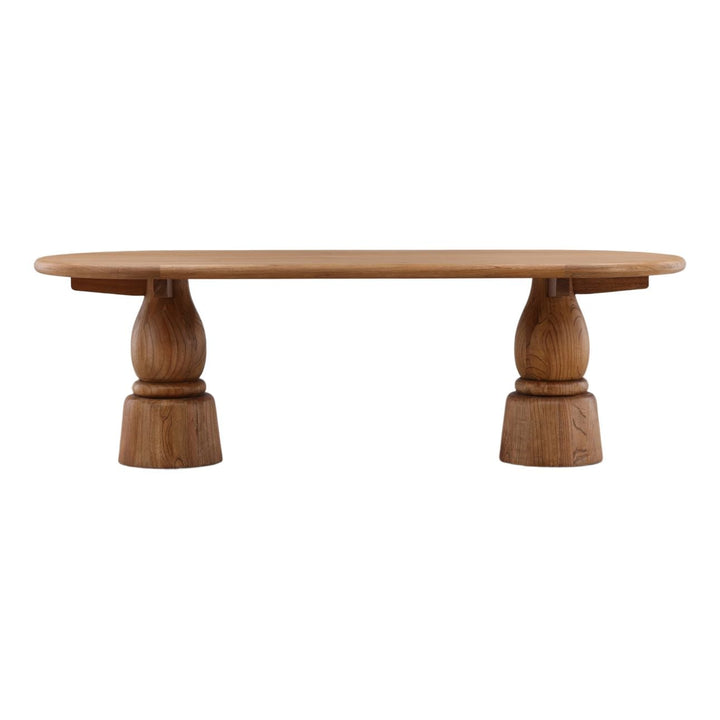 Melissa Mindi Wood Dining Table, front view