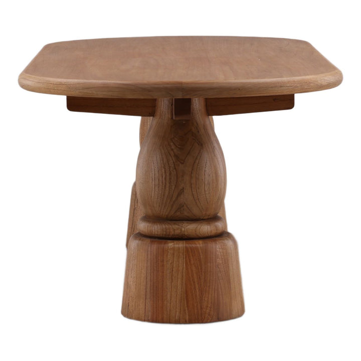 Melissa Mindi Wood Dining Table, profile view