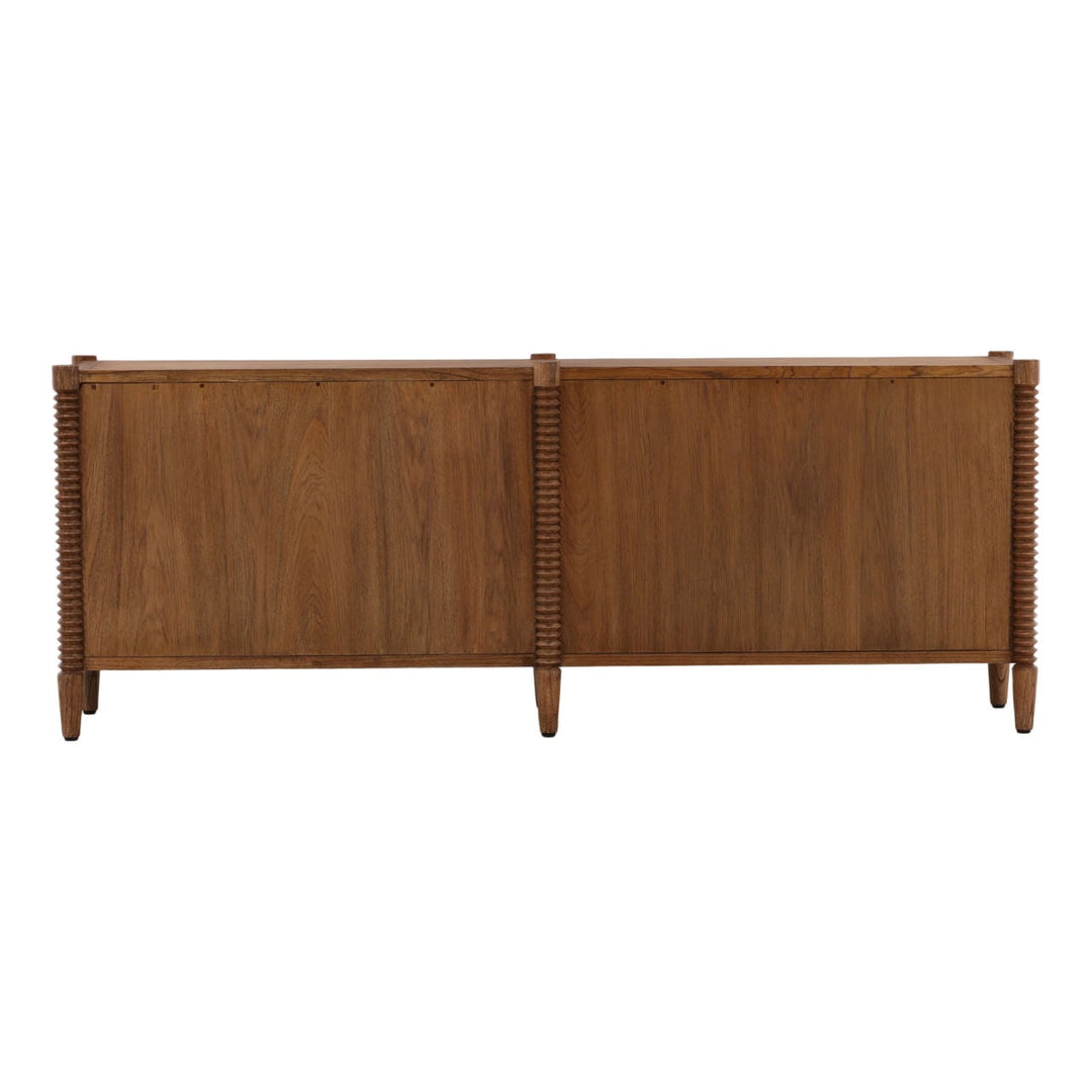 Feron Mindi Wood Sideboard, back view